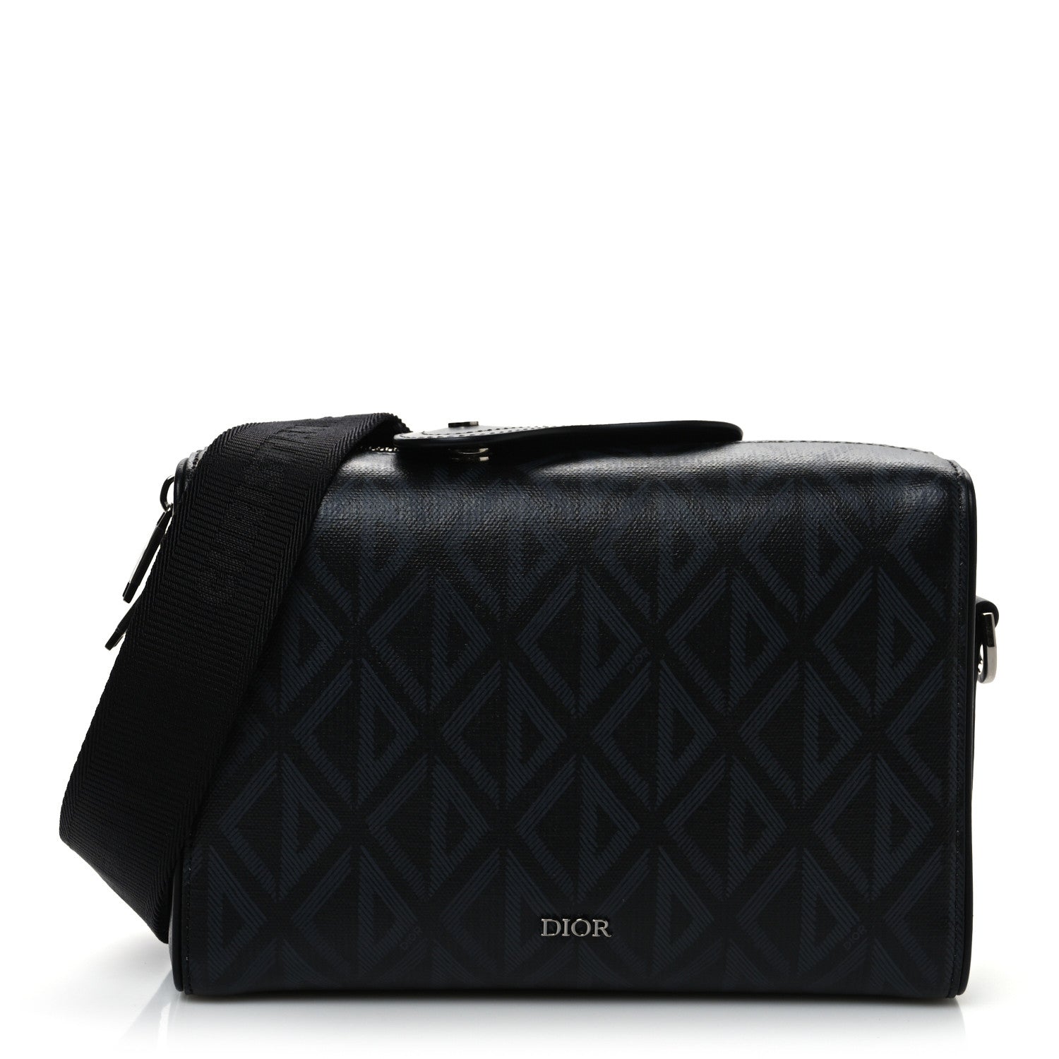 Christian Dior Canvas CD Diamond Lingot 22 Bag Black 1 of 10
