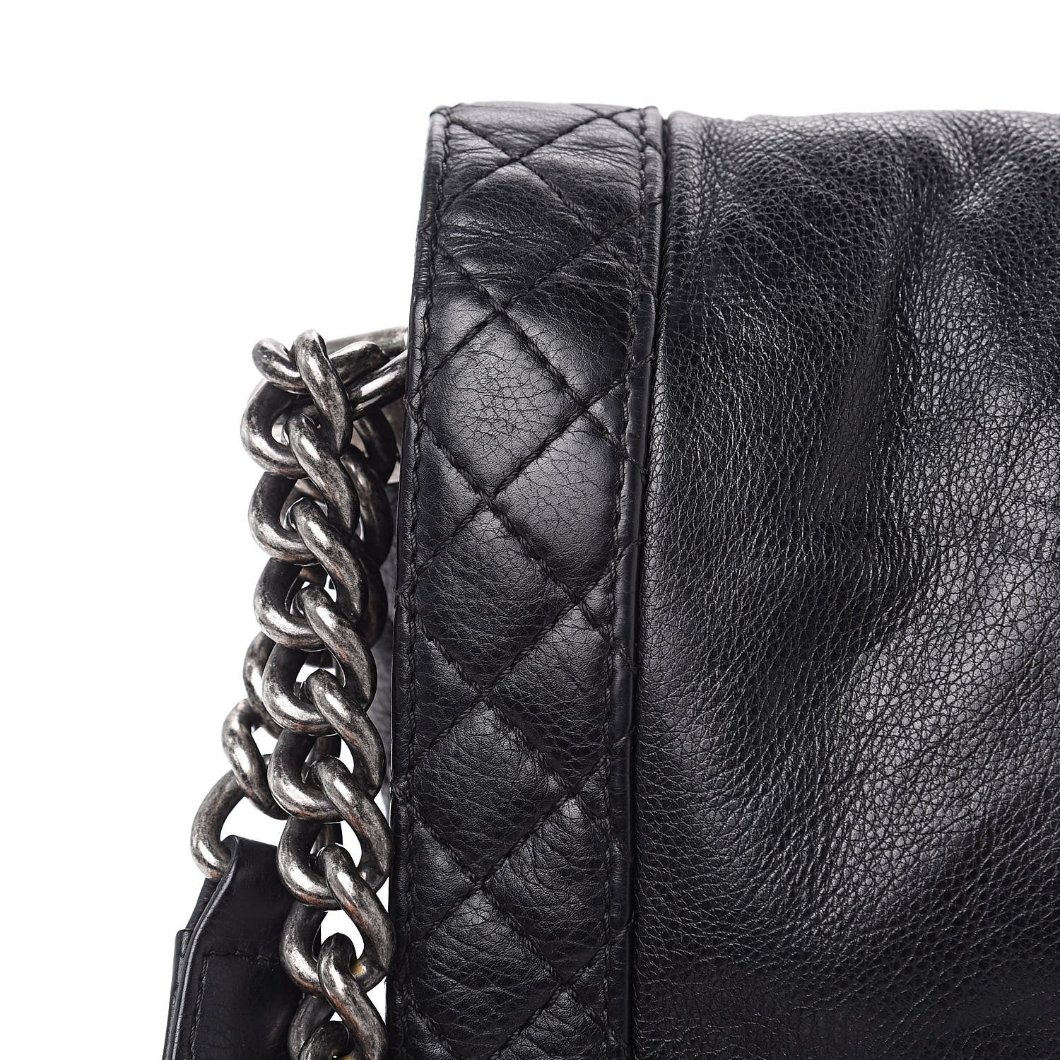 Chanel Calfskin New Medium Boy Reverso Flap Black 15 of 17