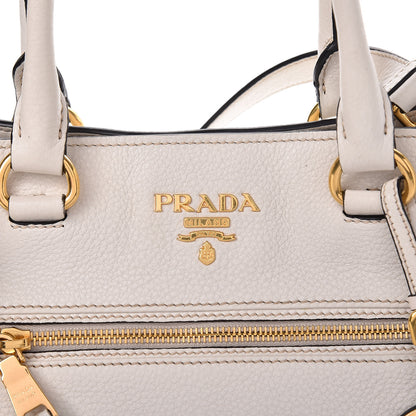 Prada Vitello Daino Shopping Tote White 8 of 12
