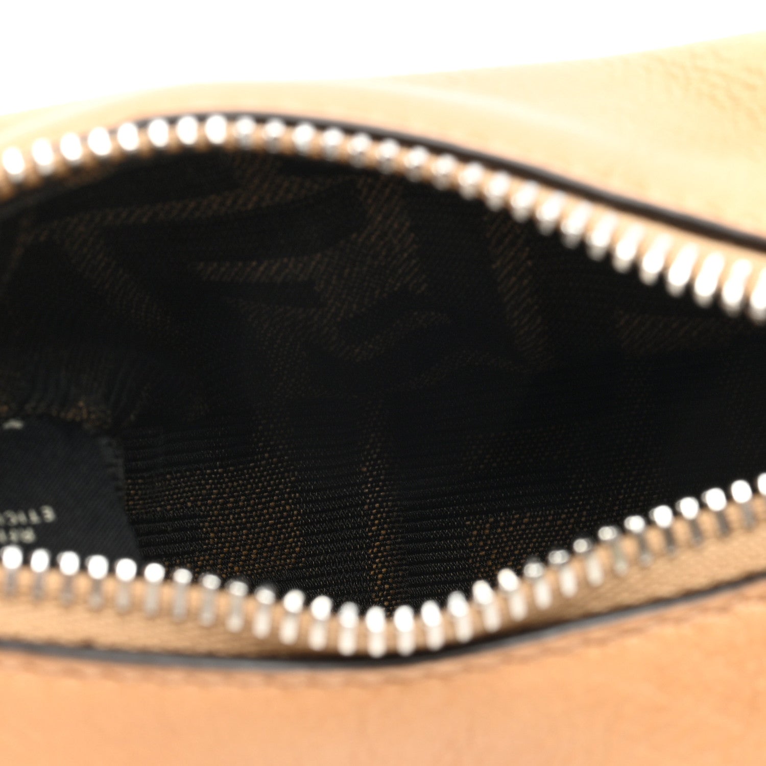 Fendi Vitello Grace Nano Fendigraphy Hobo Charm Beige 5 of 11