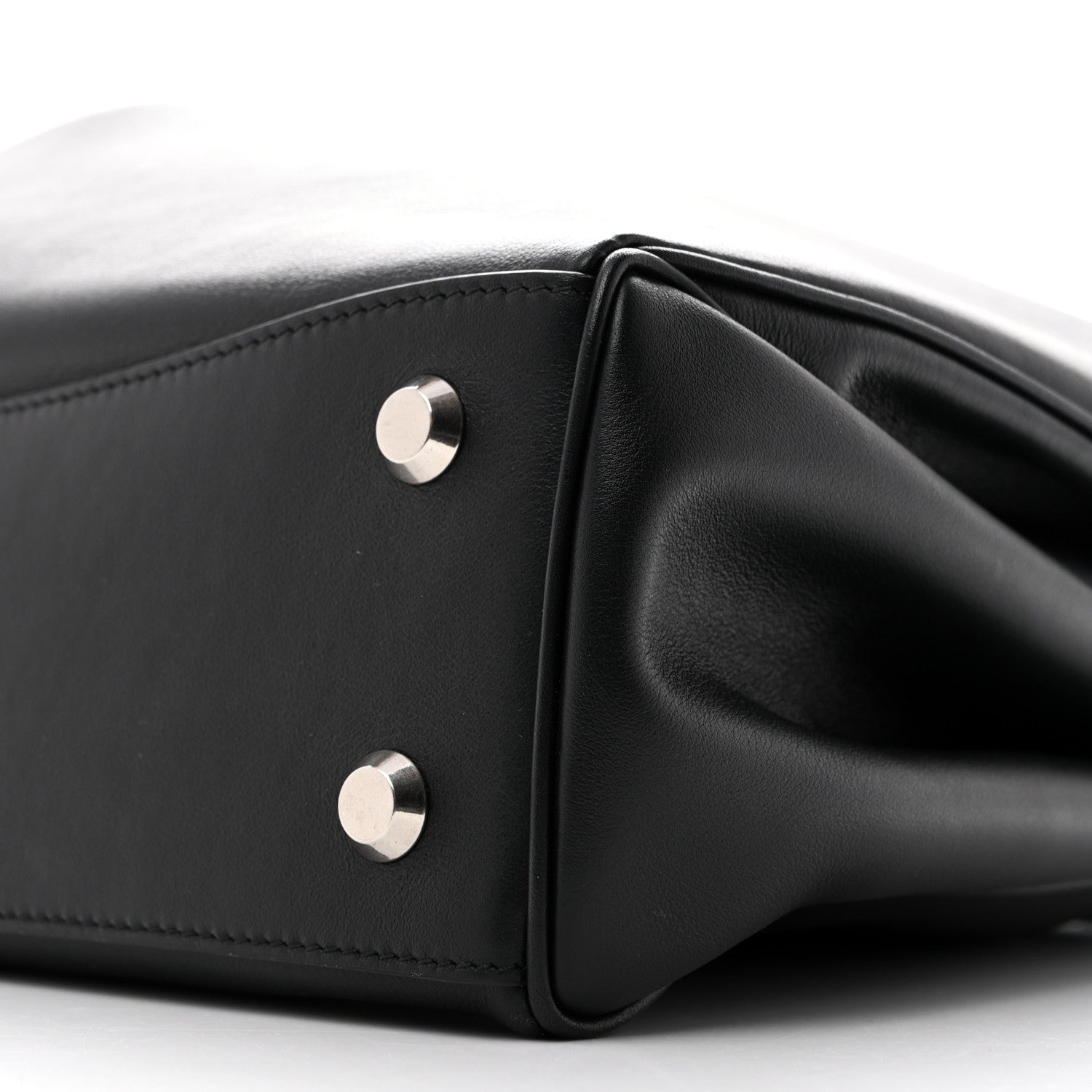 Balenciaga Natural Smooth Calfskin Medium Rodeo Top Handle Handbag Black 10 of 10