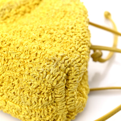 Bottega Veneta Boucle Curly Raffia The Mini Pouch Mirabelle 11 of 15