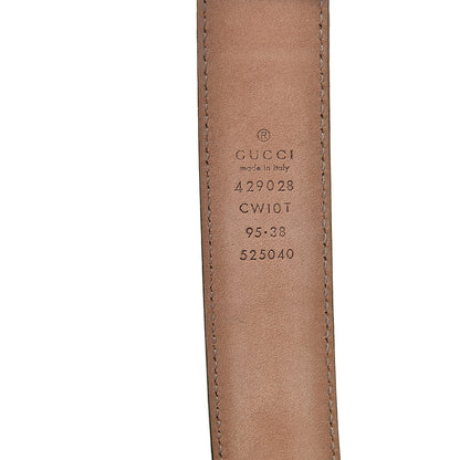 Gucci Textured Calfskin 30mm Belt 95 38 Black 4 of 6