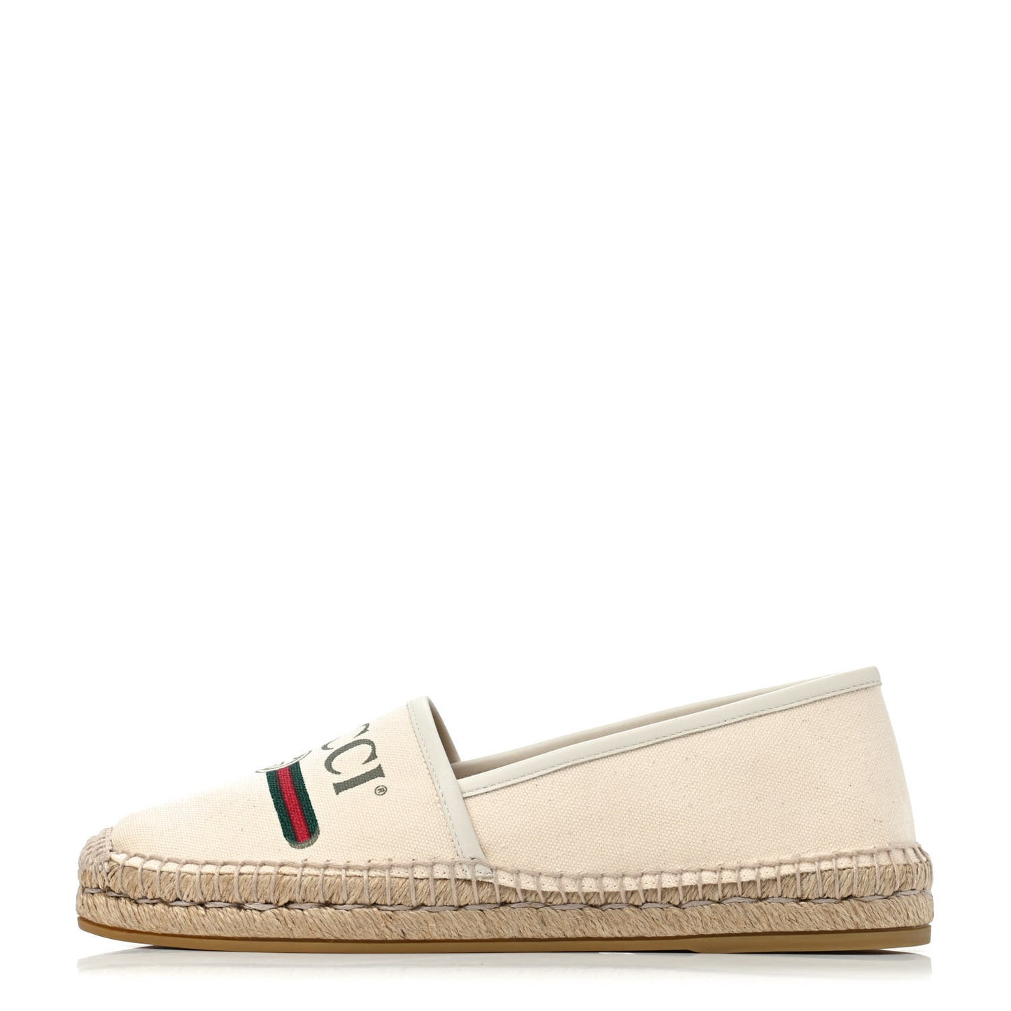 Canvas Logo Espadrilles 40 Greggio White