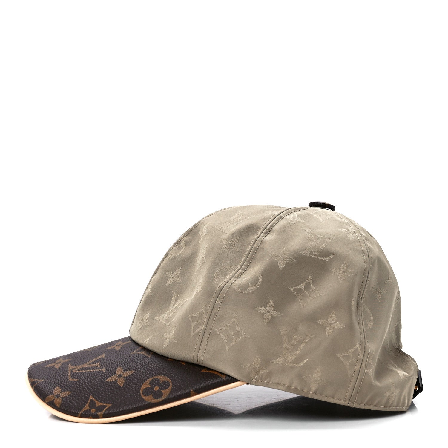 Louis Vuitton Monogram Polyester Silk LV Get Ready Cap M Beige 3 of 7