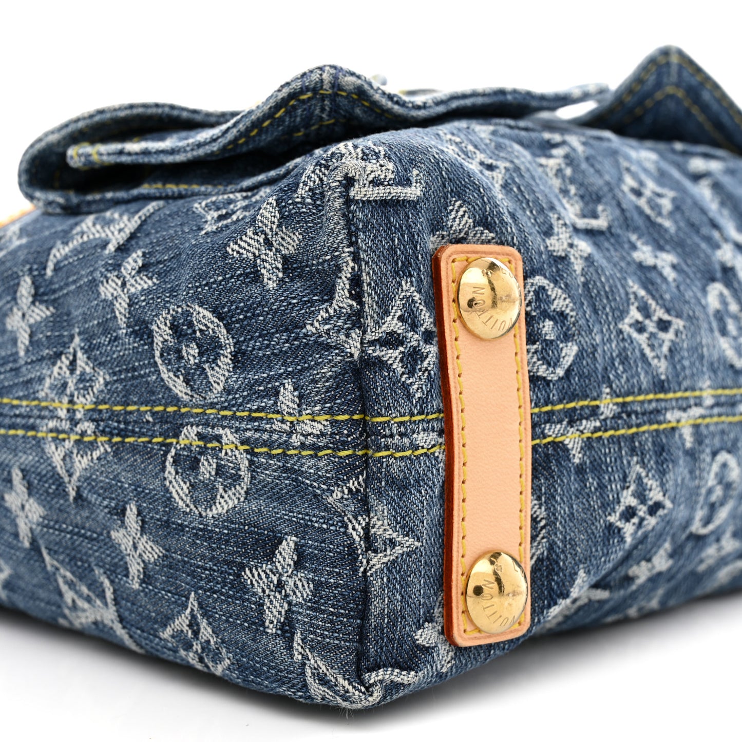 Monogram Denim Baggy PM Blue