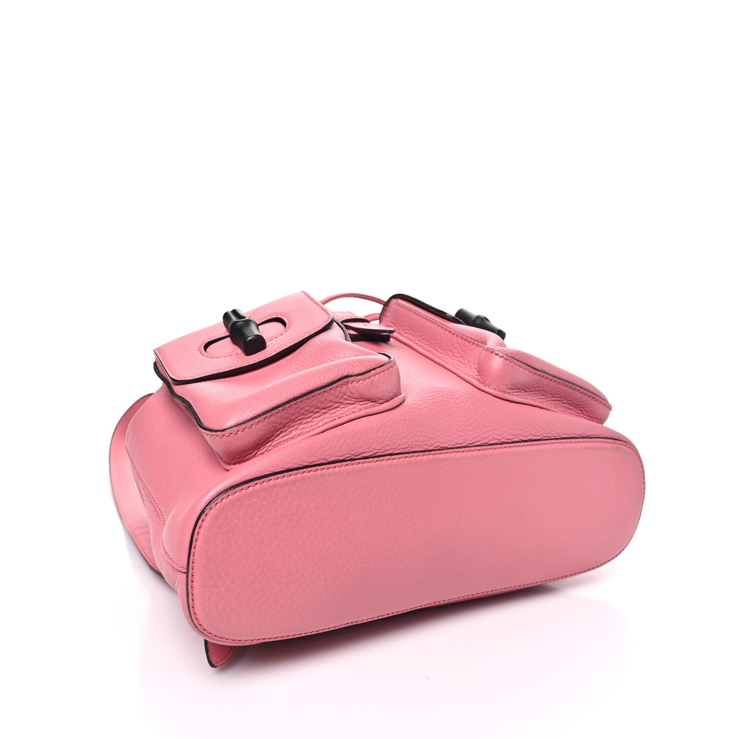 Cellarius Calfskin Medium Bamboo Backpack Glossy Pink