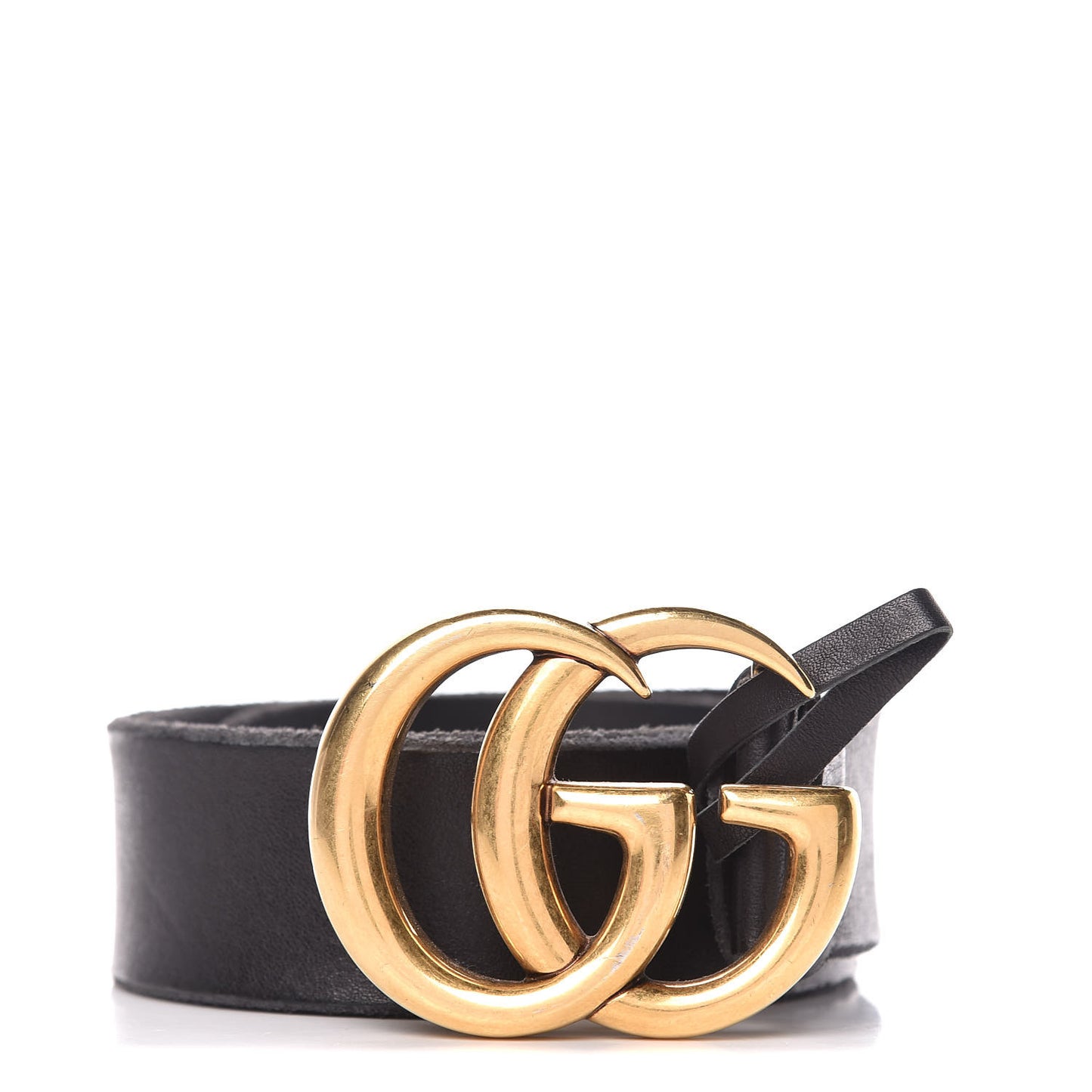 Faded Calfskin Double G 40mm Belt 75 30 Black