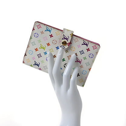 Louis Vuitton Monogram Multicolor Small Ring Agenda Cover White Litchi 2 of 6