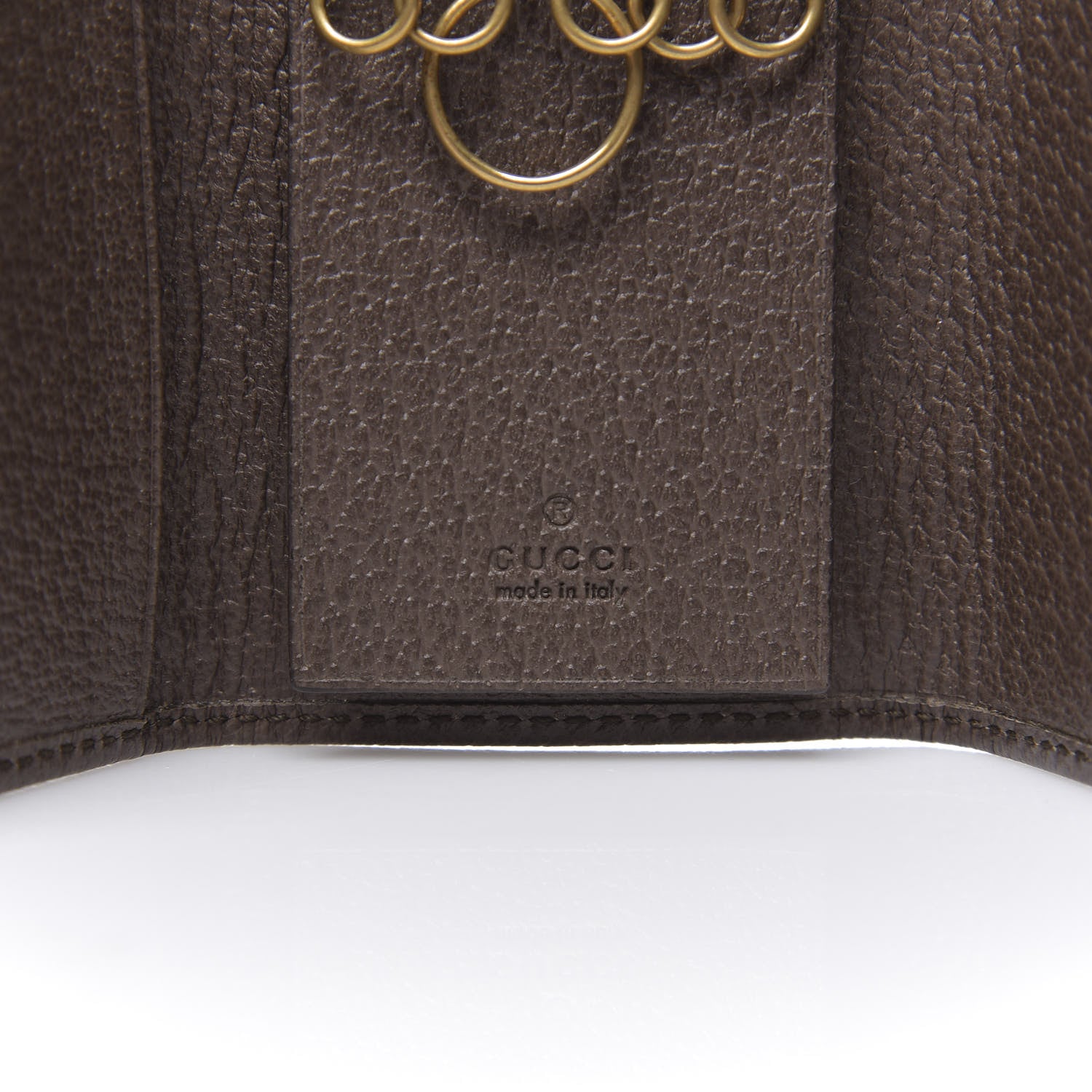 Gucci GG Supreme Monogram Web Ophidia 6 Key Holder Case Beige New Acero 5 of 6