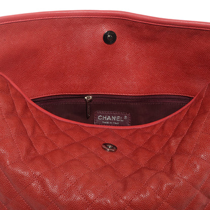 Chanel Caviar French Riviera Hobo Rouge 3 of 8