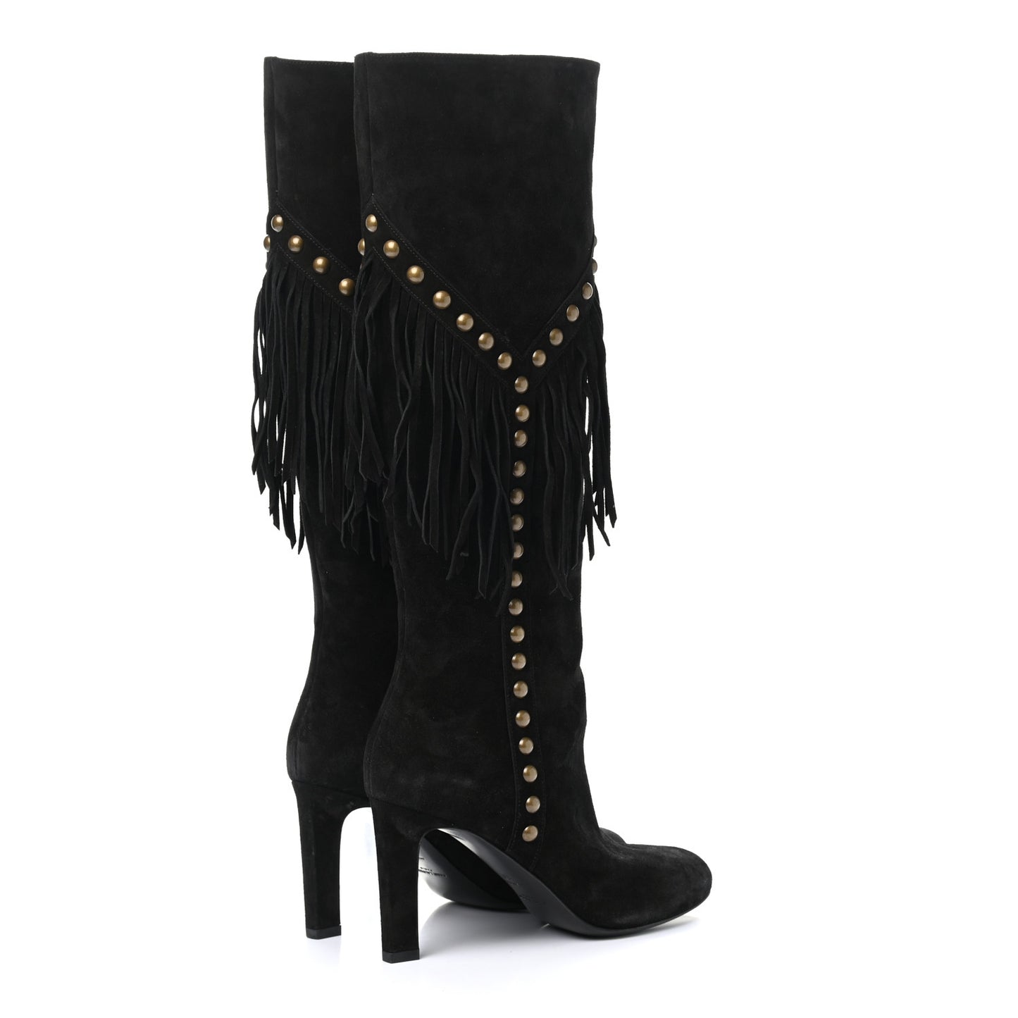 Suede Fringe Otterproof Light Studded Grace 105 Boots 37 Black