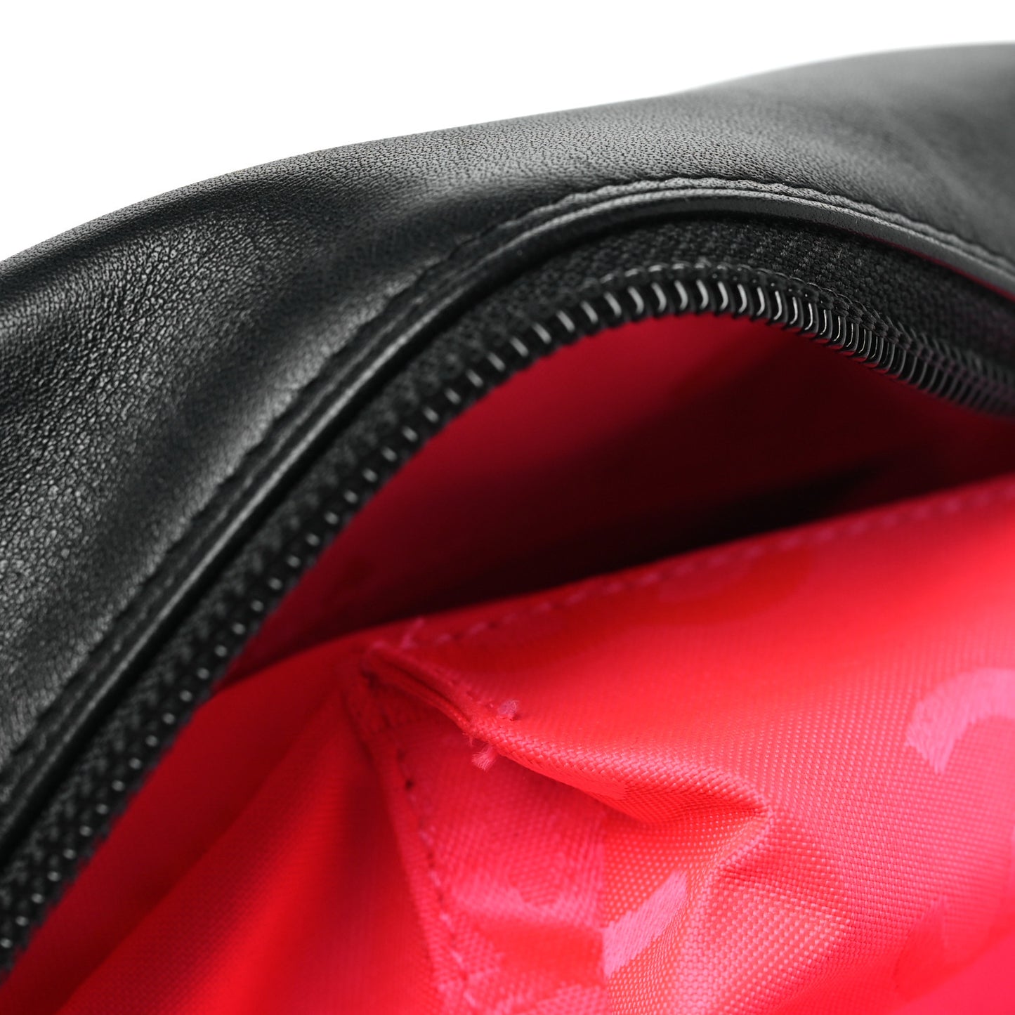 Calfskin Quilted Small Cambon Bowler Black