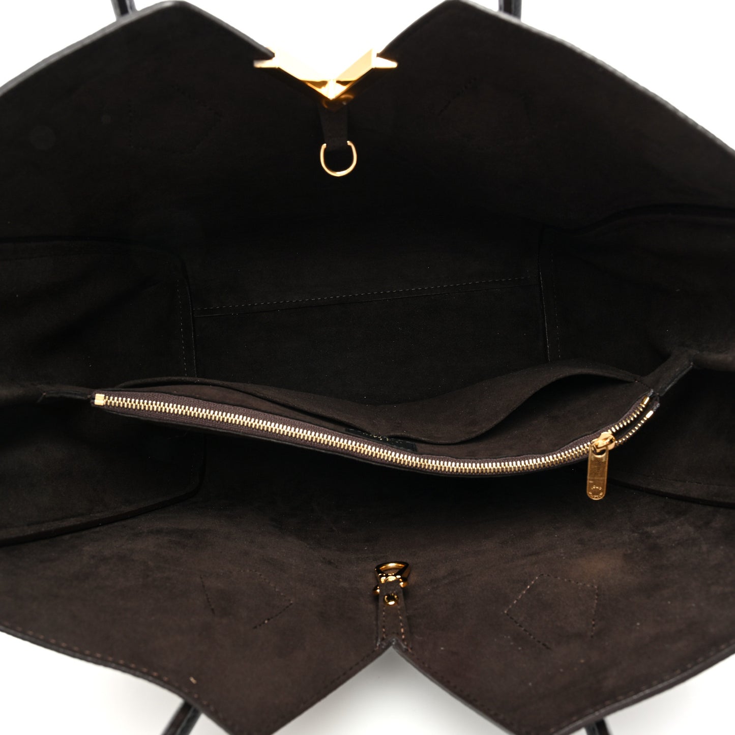 Calfskin Monogram Kimono Tote Black
