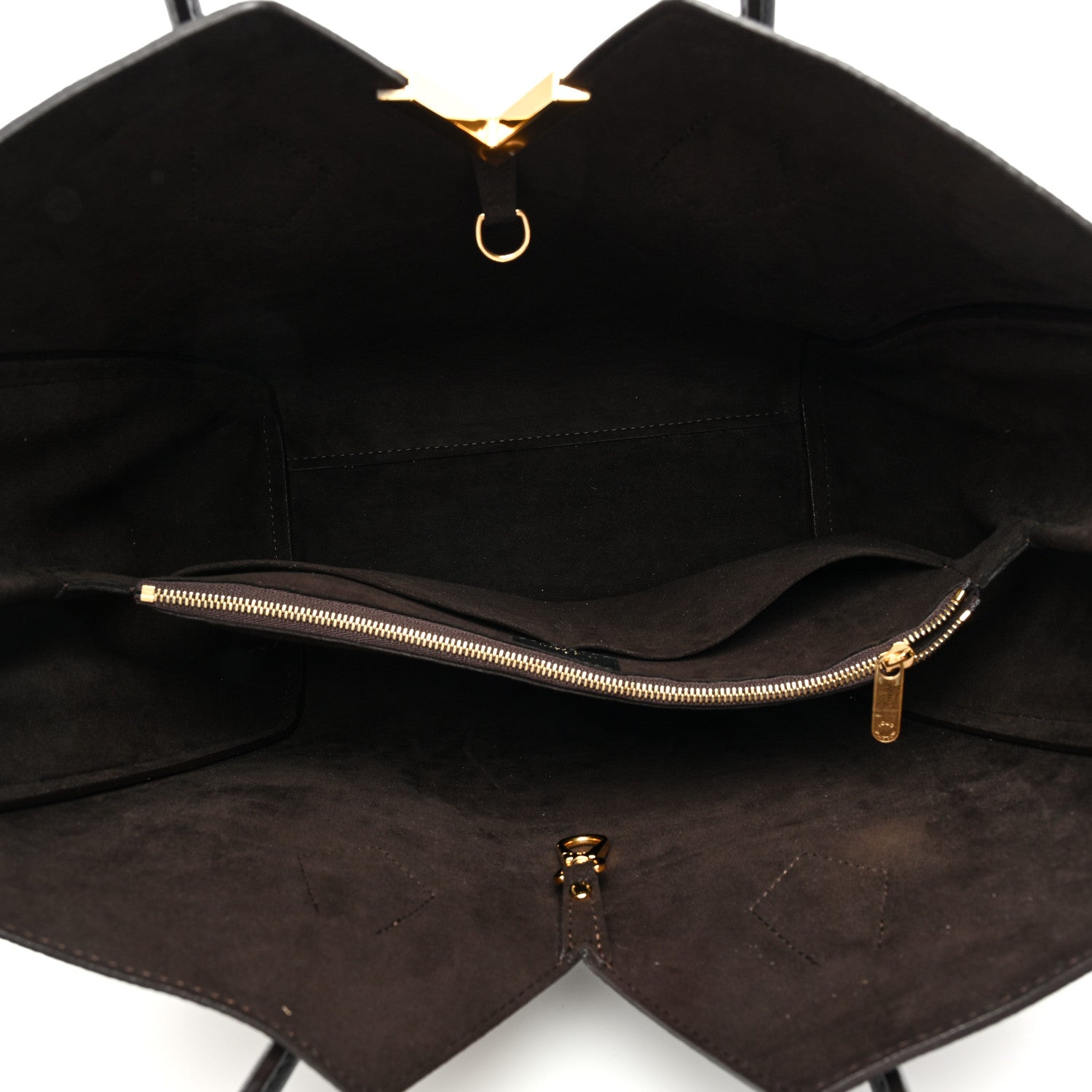 Louis Vuitton Calfskin Monogram Kimono Tote Black 4 of 9
