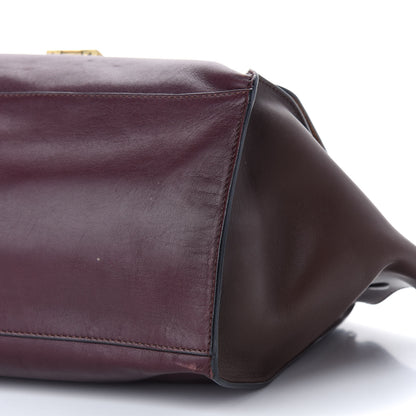 Celine Smooth Calfskin Medium Tri-Color Trapeze Ebony 9 of 10