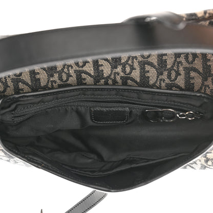 Christian Dior Monogram Saddle Bag Black 5 of 11