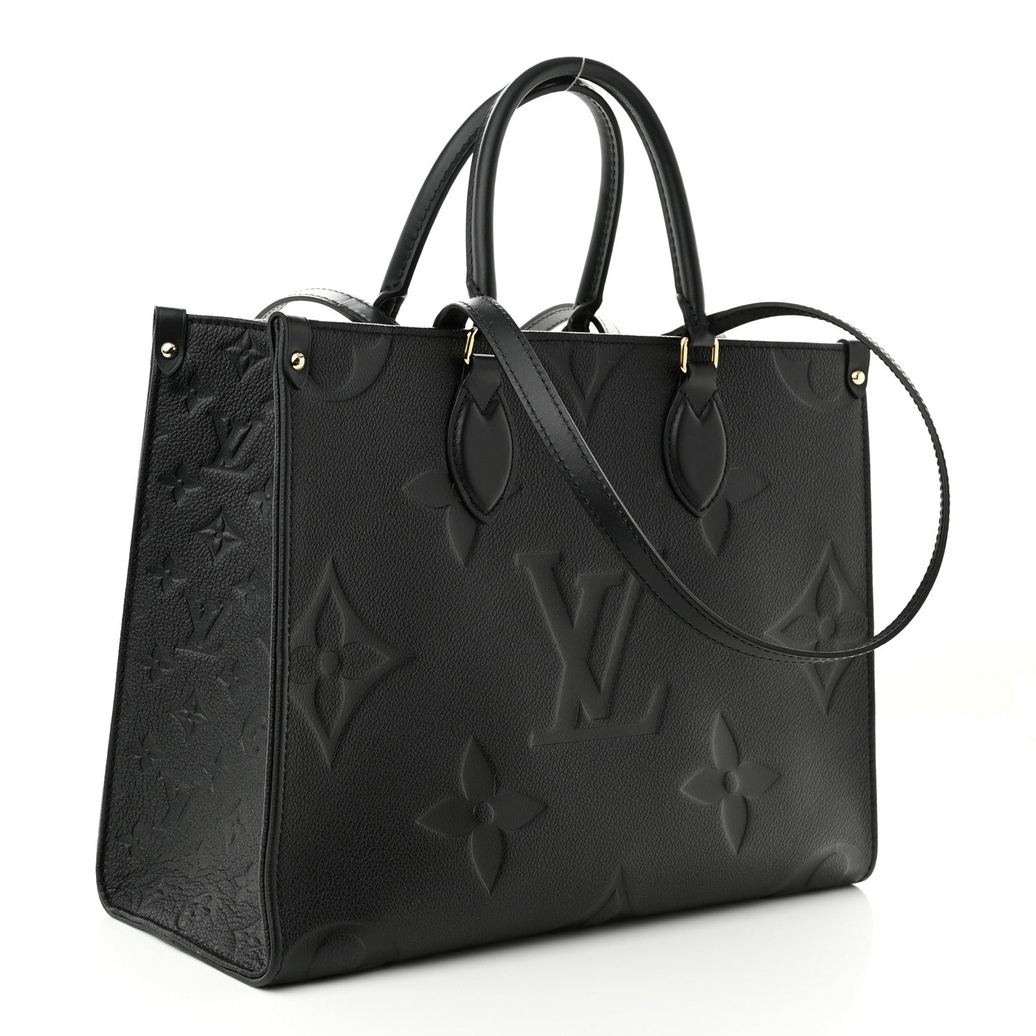 Louis Vuitton Empreinte Monogram Giant Onthego MM Black 3 of 9