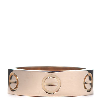 Cartier 18K Pink Gold 5.5mm LOVE Ring 49 5 1 of 6