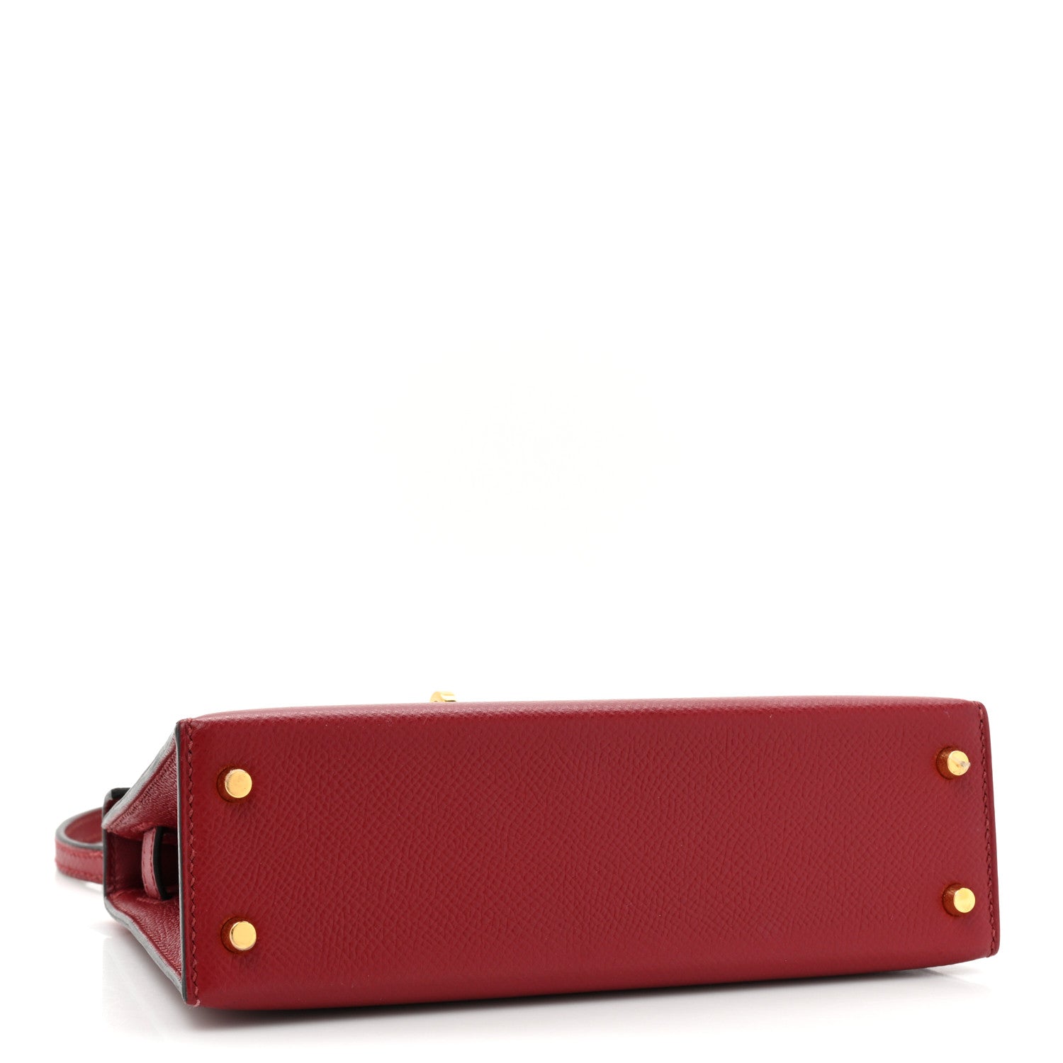 Hermes Epsom Mini Kelly Sellier 20 Rouge Grenat 4 of 13