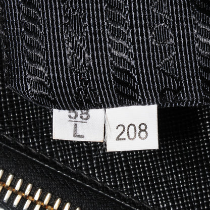 Prada Saffiano Lux Large Double Zip Tote Nero Black 9 of 12
