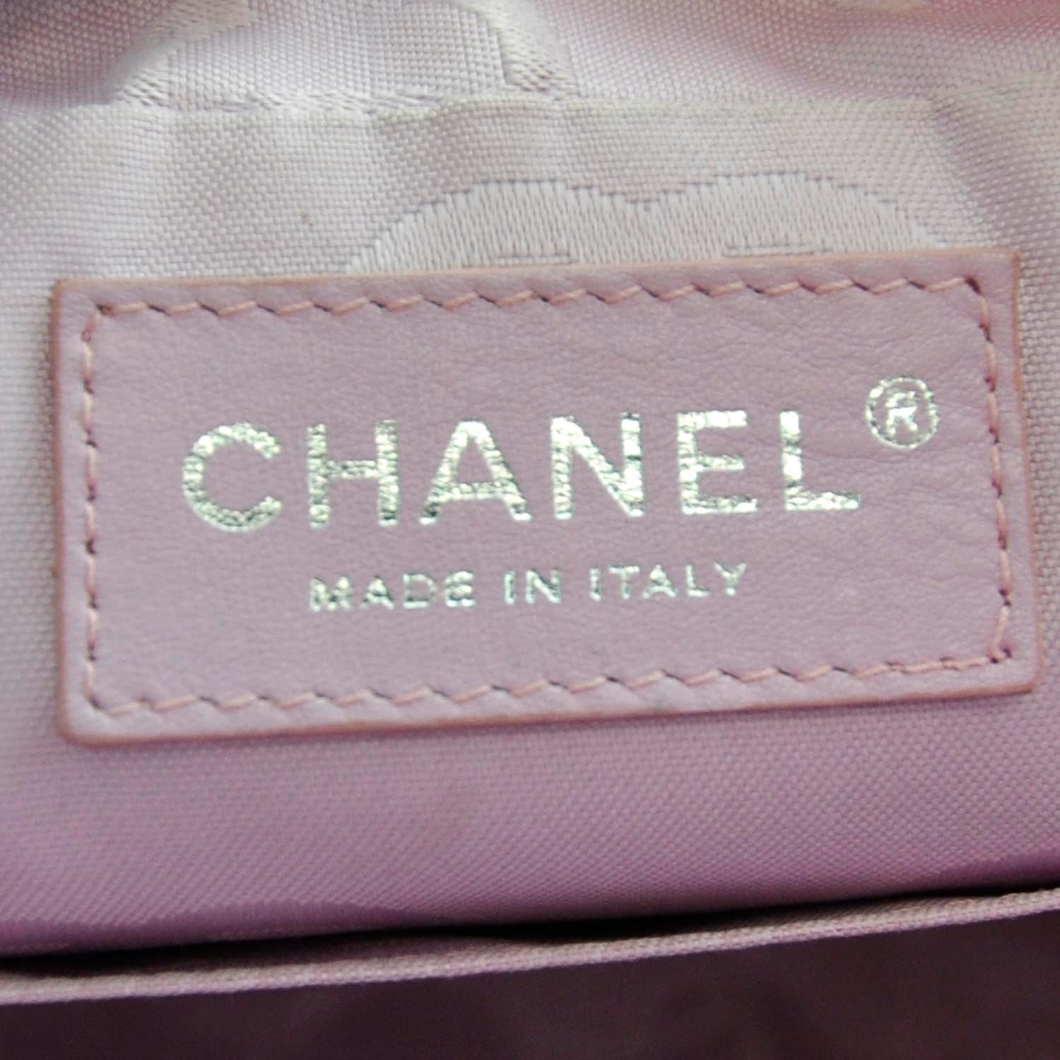 Chanel Calfskin Quilted Cambon Shoulder Bag Pink Black 18 of 21