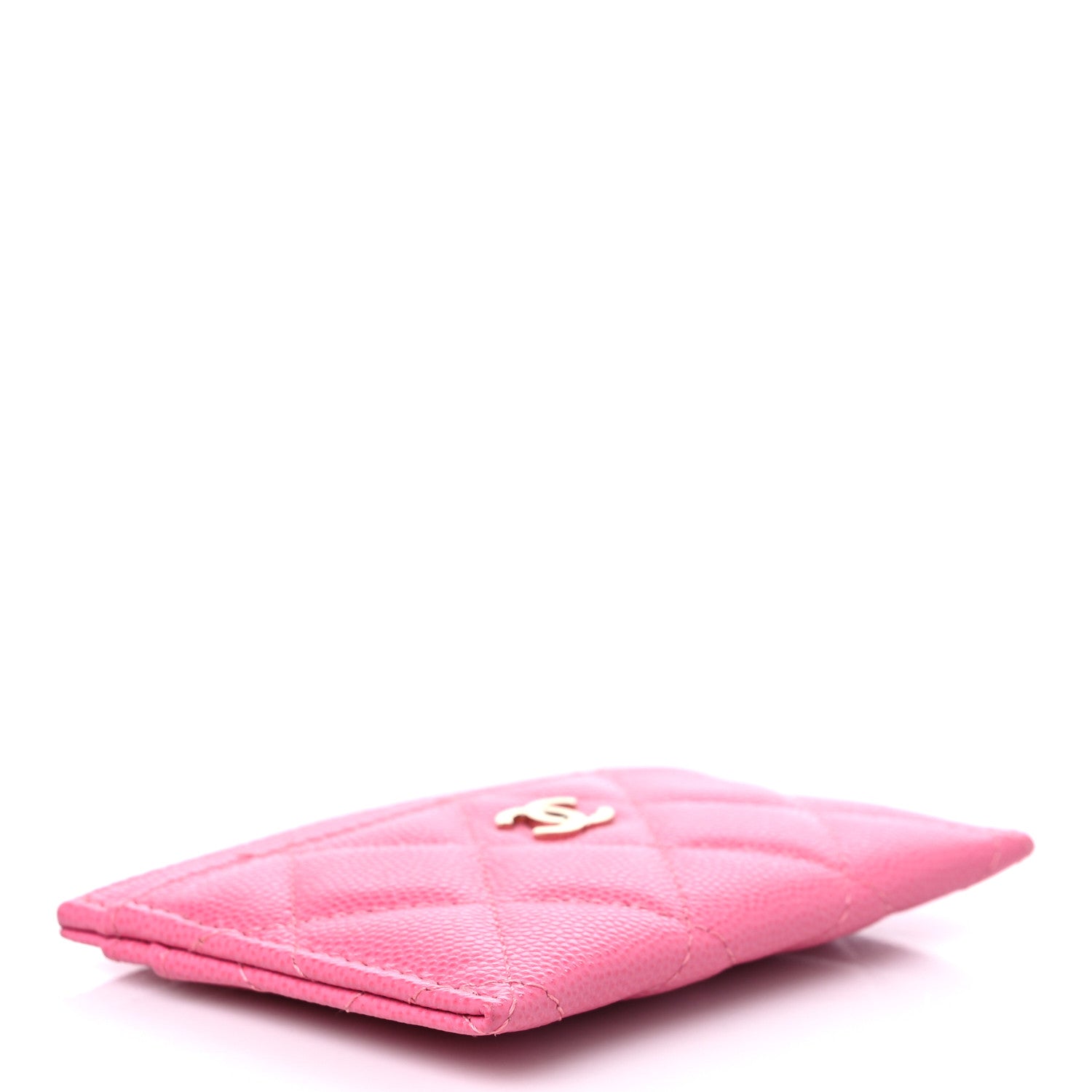 Chanel Caviar Quilted Card Holder Fuchsia 4 of 8