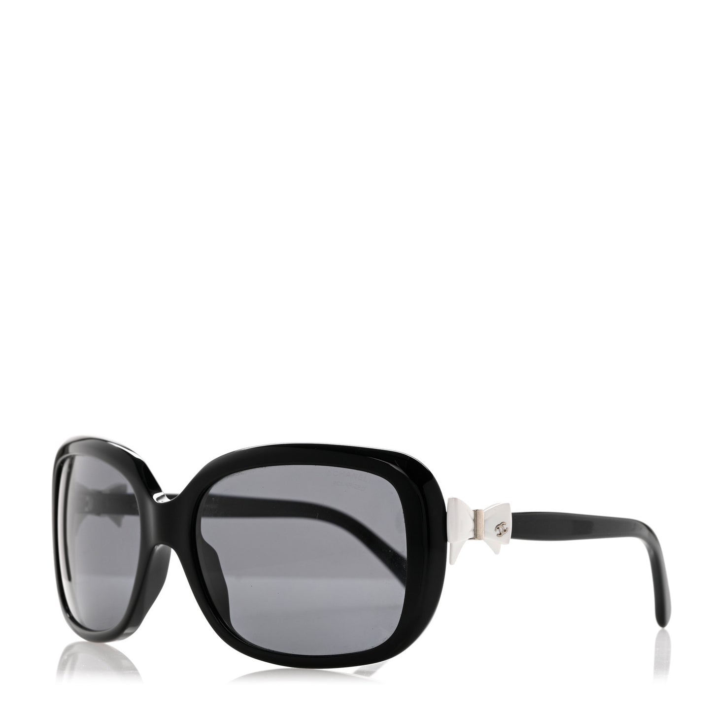 Acetate CC Bow Sunglasses 5171 Black White
