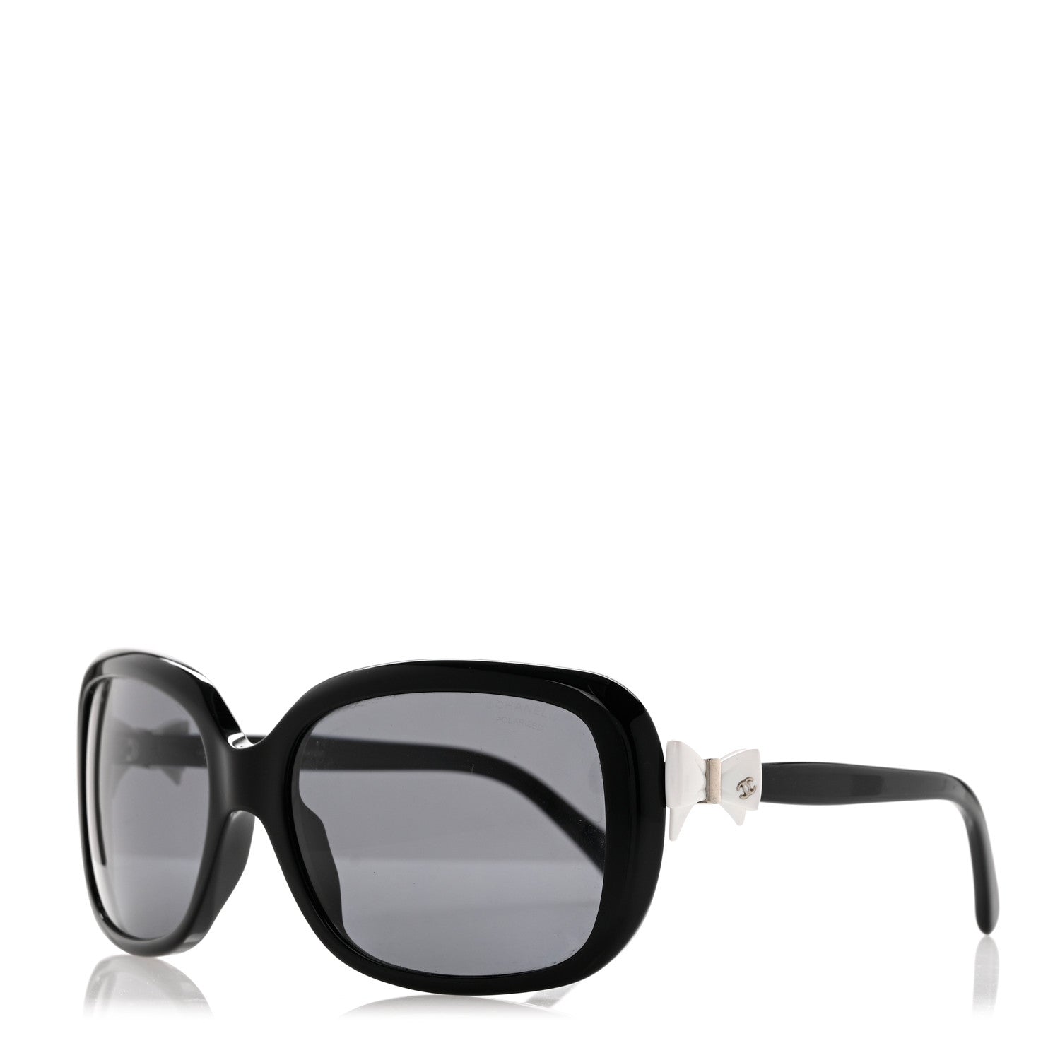 Chanel Acetate CC Bow Sunglasses 5171 Black White 1 of 8