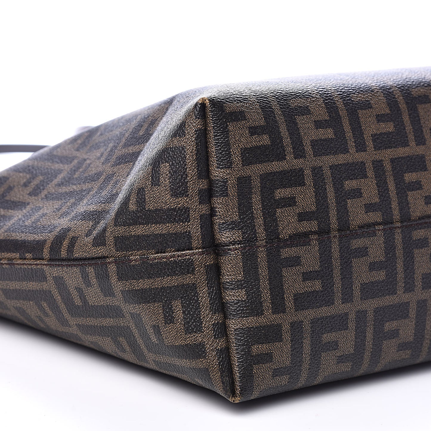 Zucca Spalmati Medium Roll Tote Tobacco Fuxia