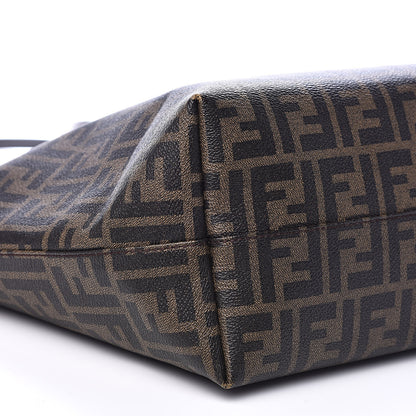 Fendi Zucca Spalmati Medium Roll Tote Tobacco Fuxia 8 of 11