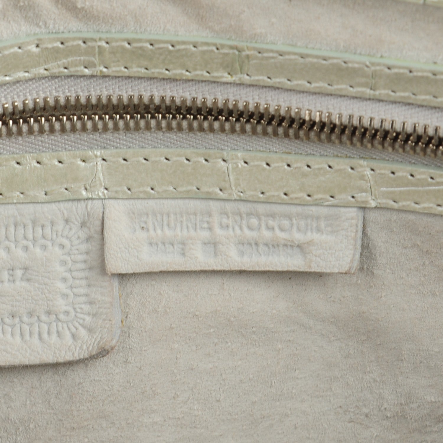 Nancy Gonzalez Crocodile Clutch White 7 of 7