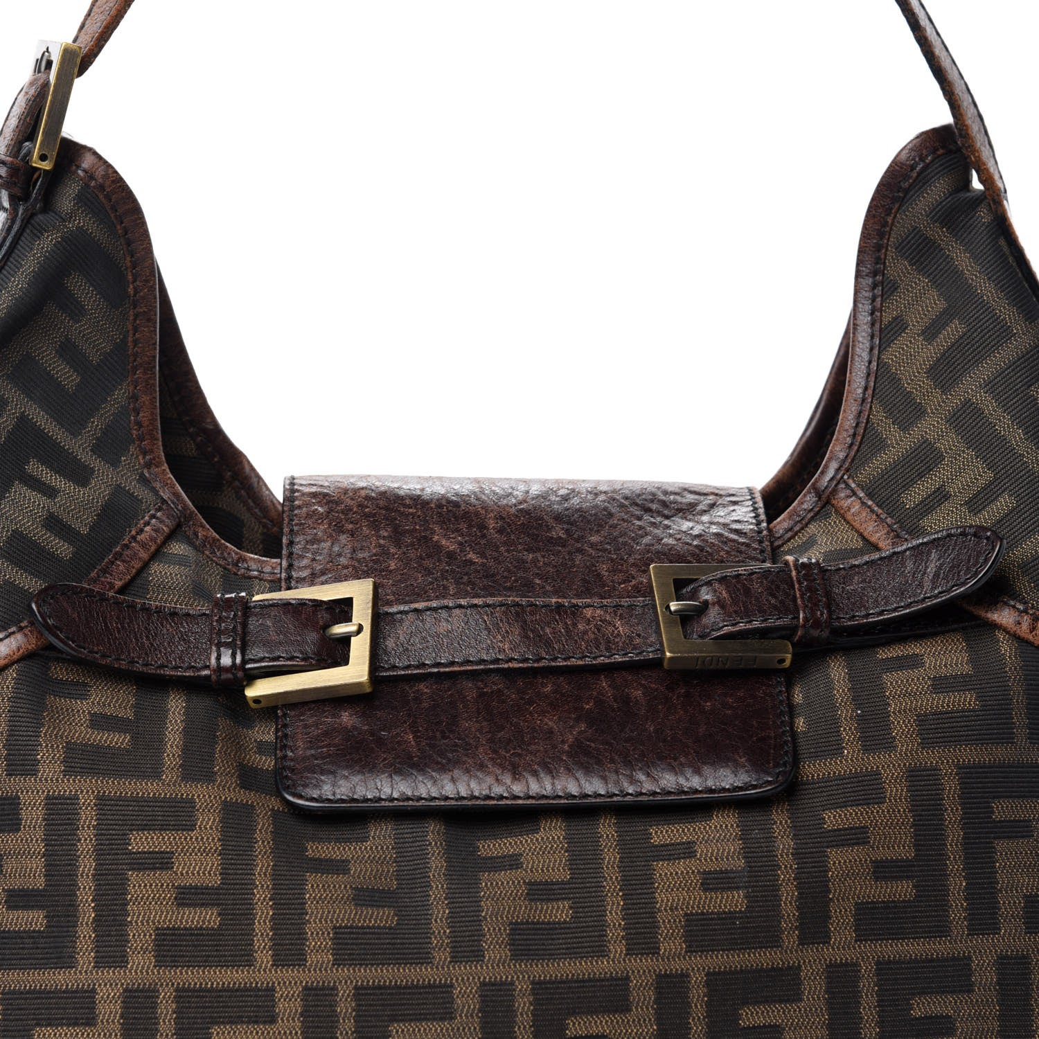 Fendi Zucca Hobo Tobacco 10 of 10