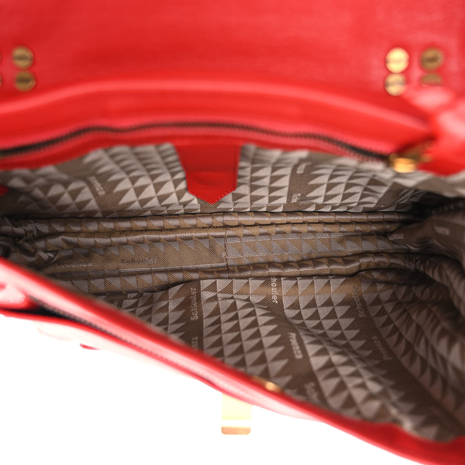 Proenza Schouler Lambskin Medium PS1 Satchel Red 5 of 9