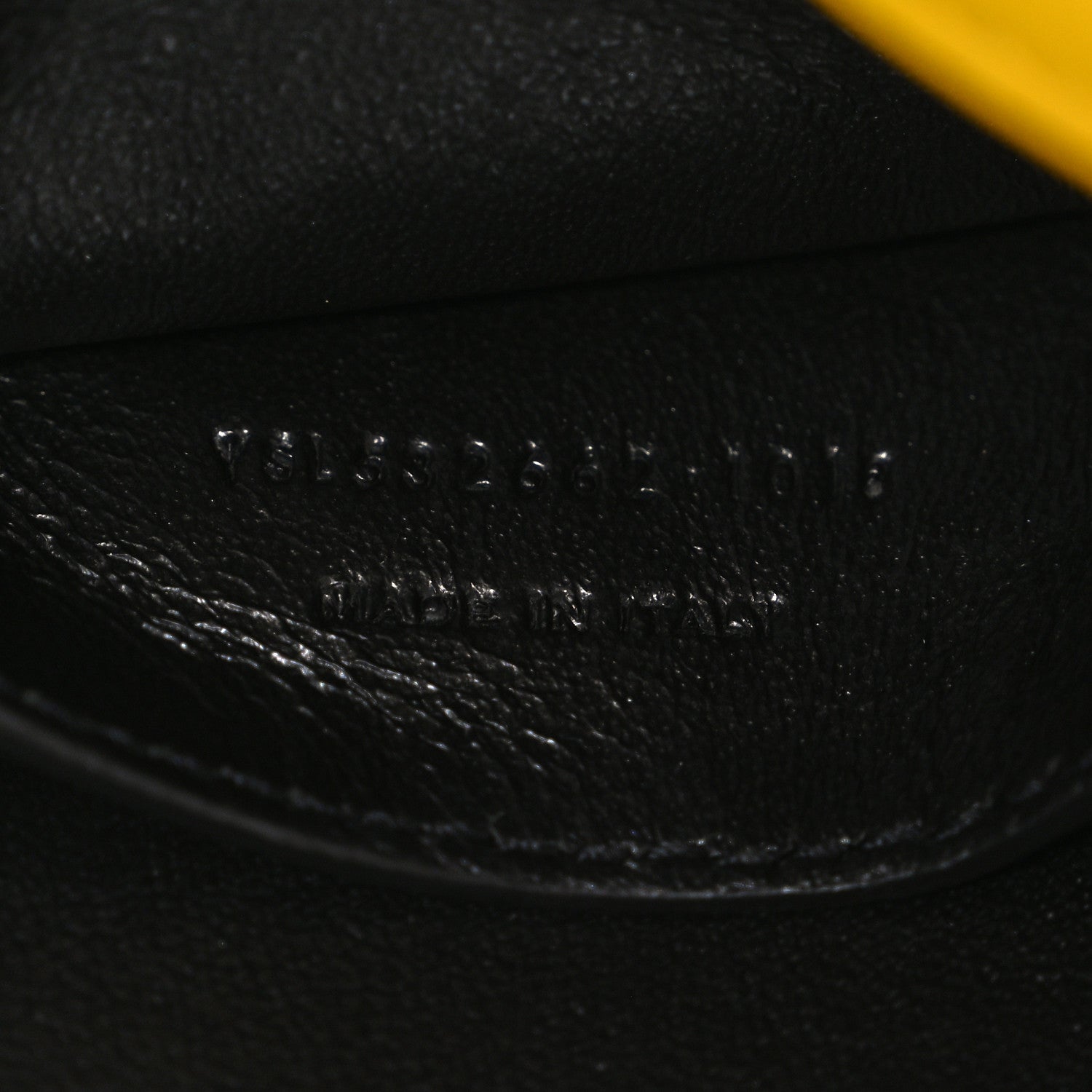 Saint Laurent Lambskin Matelasse Chevron Monogram Small Sulpice Bag Mimosa 6 of 10