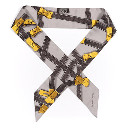 Hermes Silk Tres Kelly Twilly 1 of 4