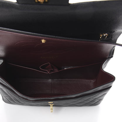 Chanel Caviar Quilted Jumbo Double Flap Black 5 of 11