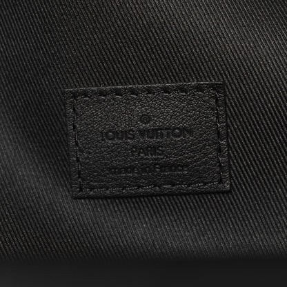Louis Vuitton Calfskin Monogram Shadow Discovery Backpack  Black 6 of 9