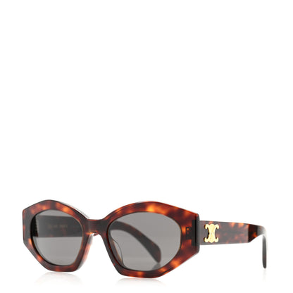 Celine Acetate Triomphe 08 Sunglasses CL 40238U Tortoise 1 of 8
