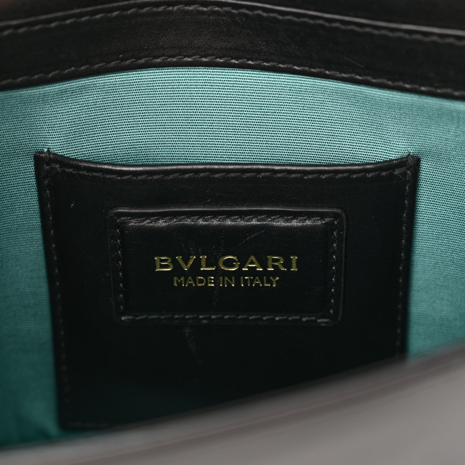 Bulgari Calfskin Serpenti Forever Shoulder Bag Black 7 of 13