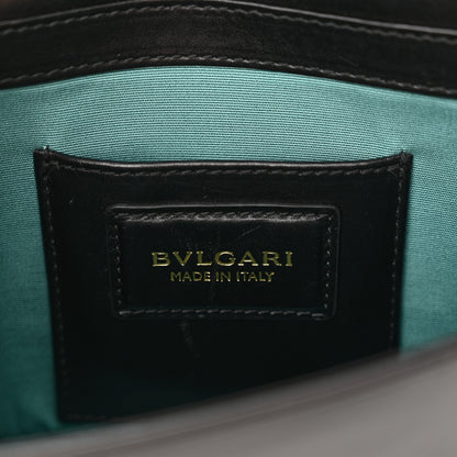 Bulgari Calfskin Serpenti Forever Shoulder Bag Black 7 of 13