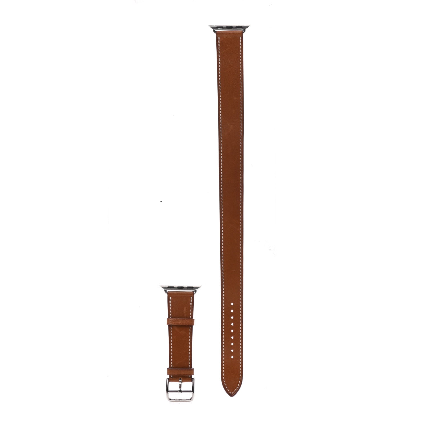 Hermes Barenia 40mm Apple Watch Double Tour Band Fauve 1 of 4