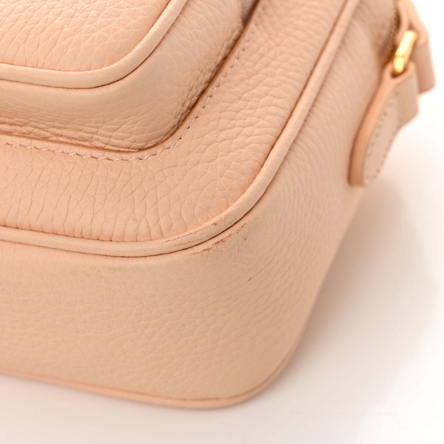 Burberry Grained Calfskin Small Camera Bag Peach Pink 11 of 11