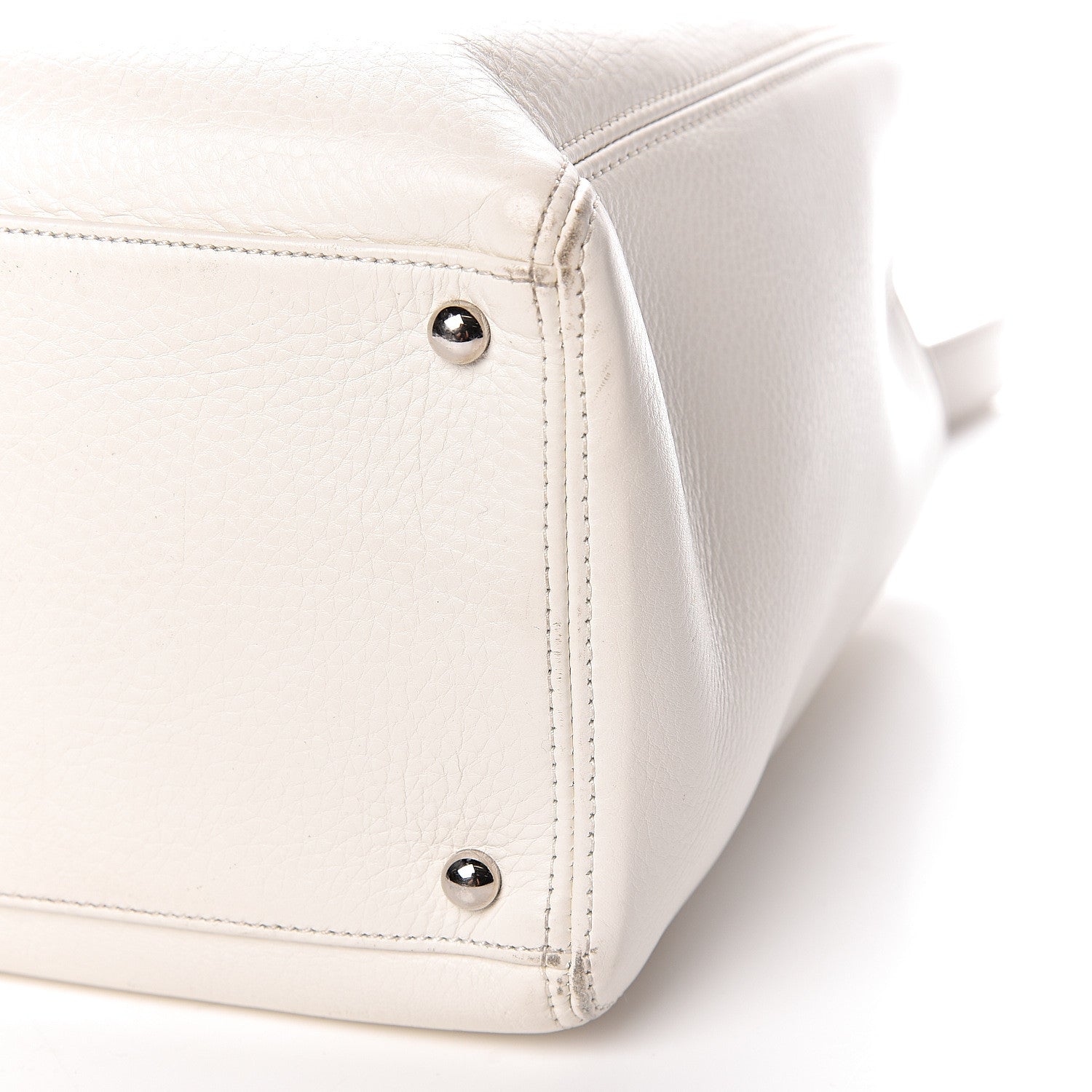 Chanel Calfskin Cerf Executive Shopper Tote White 18 of 18