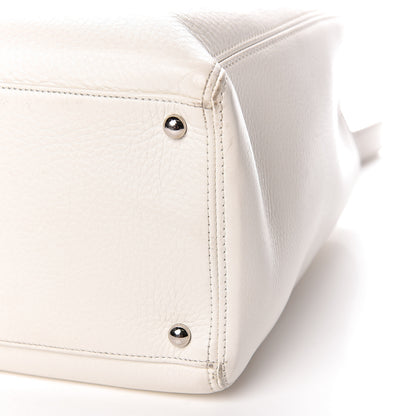 Chanel Calfskin Cerf Executive Shopper Tote White 18 of 18