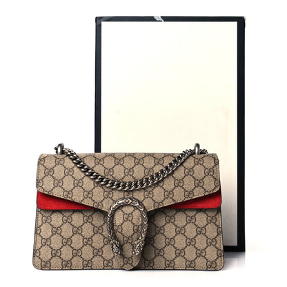 Gucci GG Supreme Monogram Small Dionysus Shoulder Bag Red 15 of 15