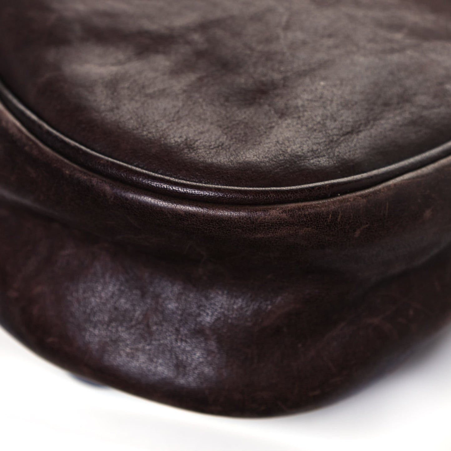 Calfskin Large Gaucho Double Saddle Bag Brown