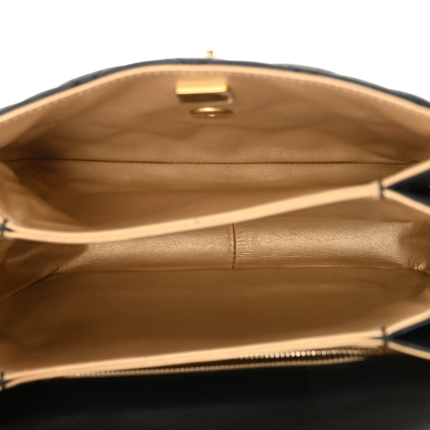 Lambskin Quilted Mini Medallion Multi Chain Flap Black