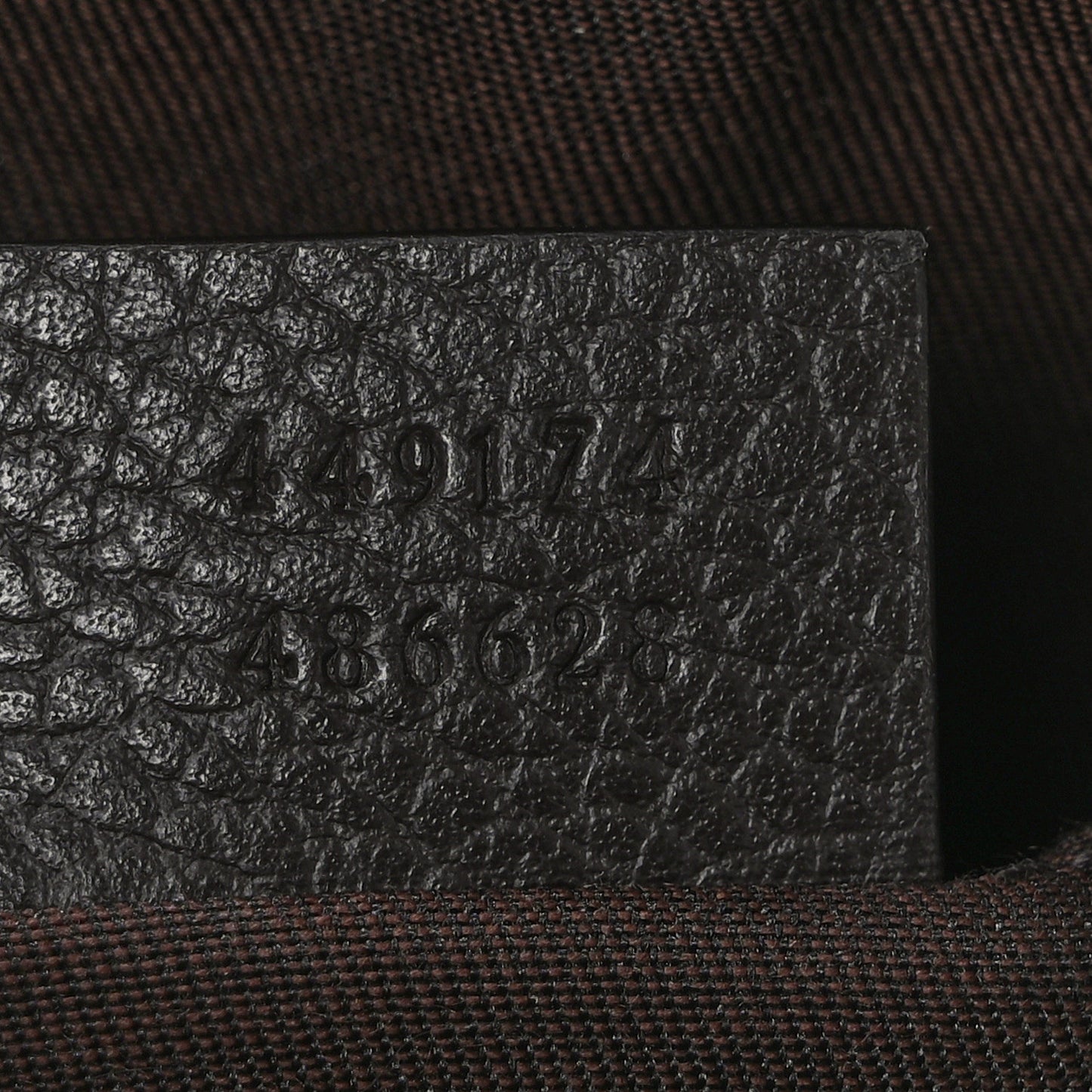 Monogram Dollar Calfskin Belt Bag Beige Ebony Testa di Moro Marrone Scuro