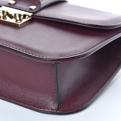 Valentino Garavani Vitello Small Glam Lock Rockstud Flap Rubin 10 of 10